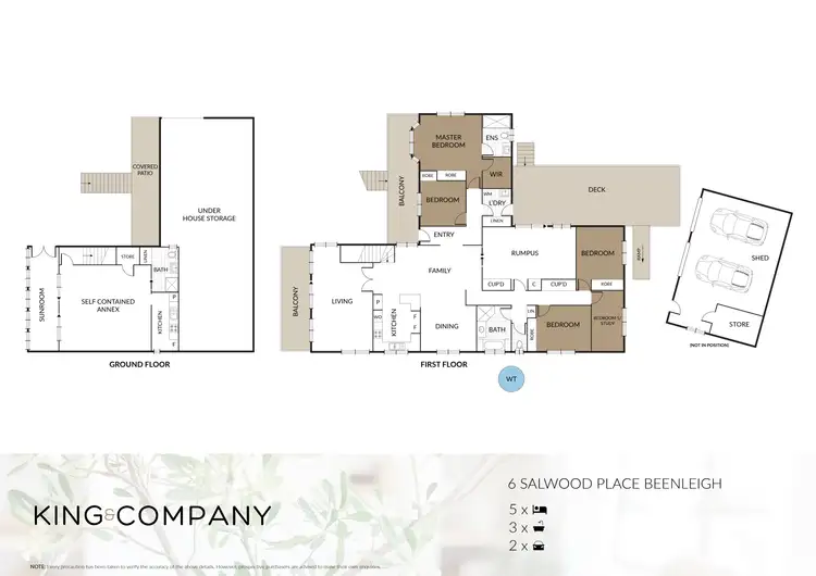 Floorplan of Homely house listing, 6 Salwood Place, Beenleigh QLD 4207