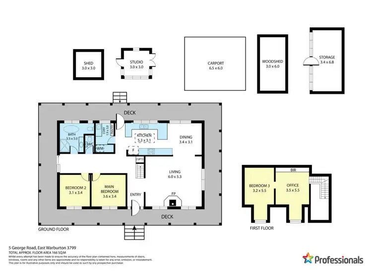 Floorplan of Homely house listing, 5 George Road, East Warburton VIC 3799