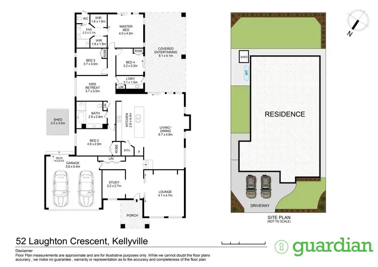 Floorplan of Homely house listing, 52 Laughton Crescent, Kellyville NSW 2155
