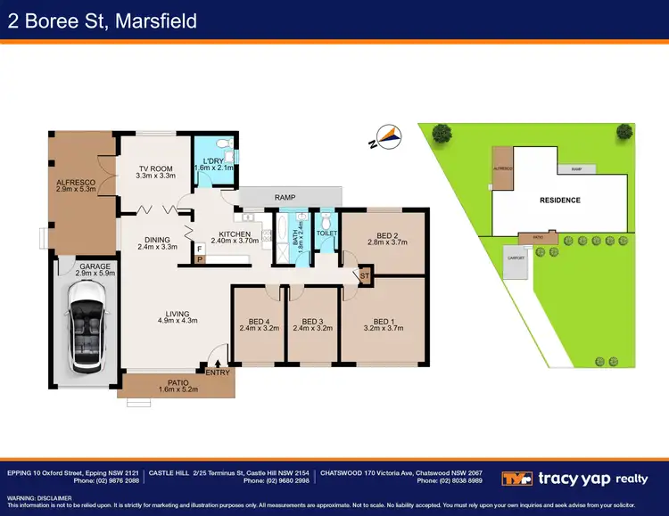 Floorplan of Homely house listing, 2 Boree Street, Marsfield NSW 2122