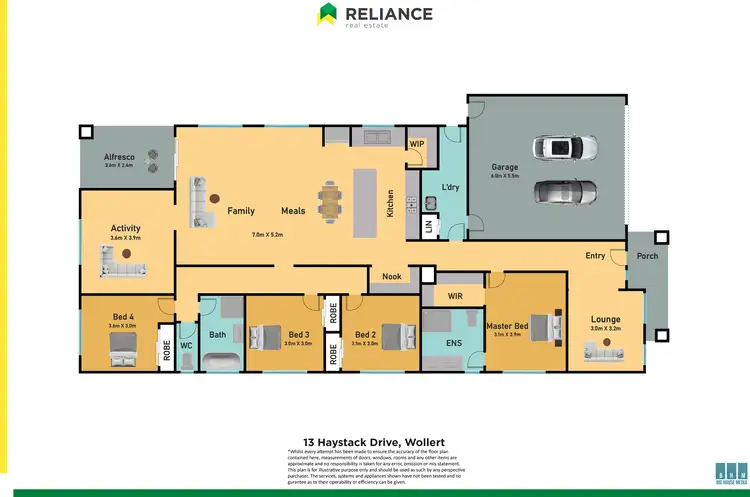 Floorplan of Homely house listing, 13 Haystack Drive, Wollert VIC 3750