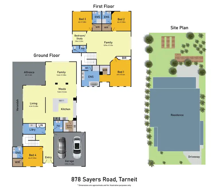 Floorplan of Homely house listing, 878 Sayers Road, Tarneit VIC 3029
