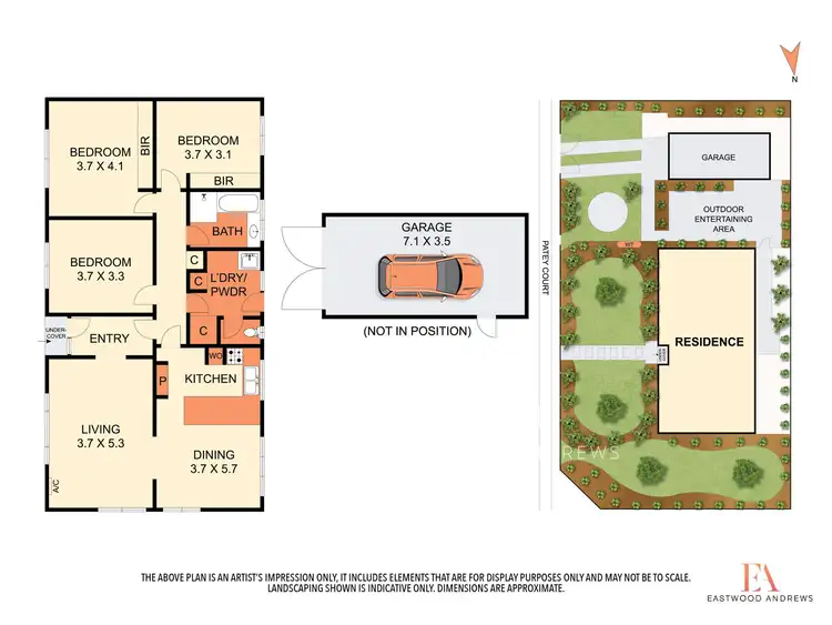 Floorplan of Homely house listing, 9 Portsmouth Crescent, Grovedale VIC 3216