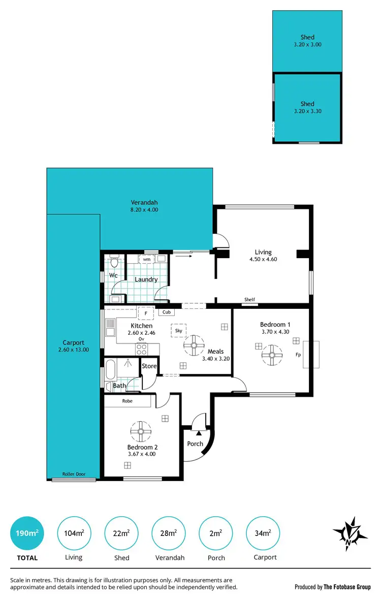 Floorplan of Homely house listing, 4 Mooltan Avenue, Largs Bay SA 5016