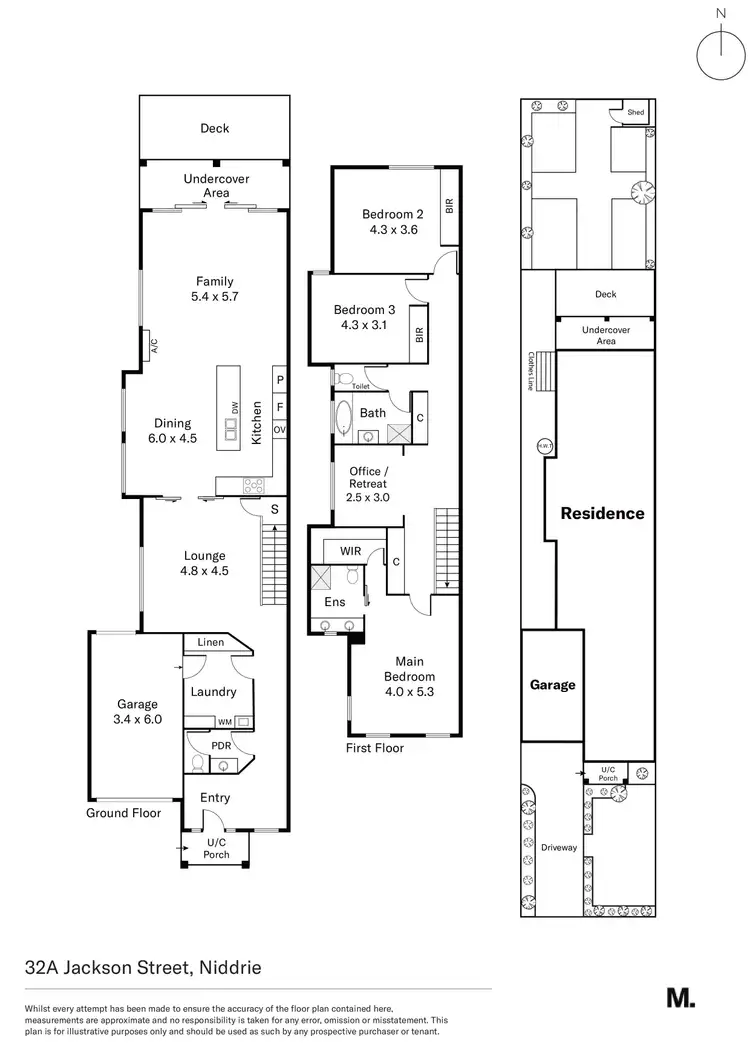 Floorplan of Homely house listing, 32A Jackson Street, Niddrie VIC 3042