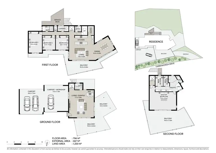 Floorplan of Homely house listing, 48 Yarrawonga Drive, Castle Hill QLD 4810