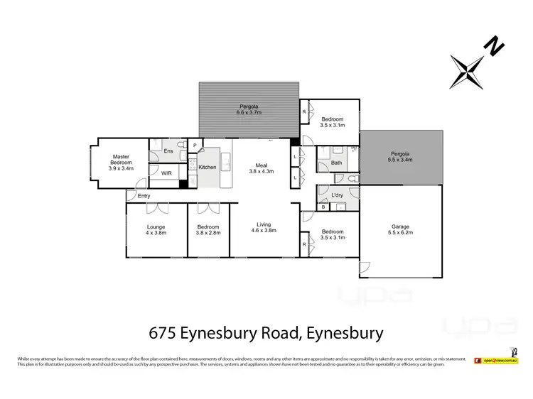Floorplan of Homely house listing, 675 Eynesbury Road, Eynesbury VIC 3338