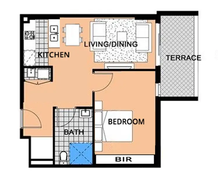 Floorplan of Homely apartment listing, 8/23-27 Paton Street, Merrylands West NSW 2160