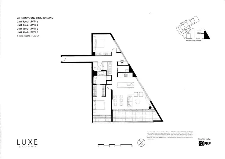 Floorplan of Homely apartment listing, 69/68 Sir John Young Crescent, Woolloomooloo NSW 2011