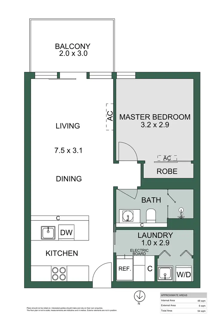 Floorplan of Homely apartment listing, 807/29 Angas Street, Adelaide SA 5000
