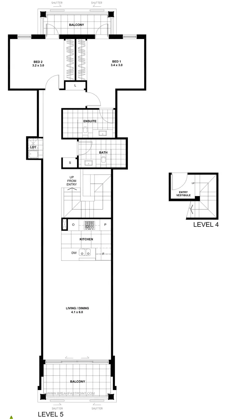 Floorplan of Homely apartment listing, 410/2 Palm Avenue, Breakfast Point NSW 2137