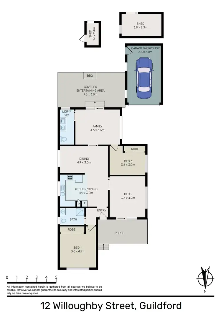 Floorplan of Homely house listing, 12 Willoughby Street, Guildford NSW 2161