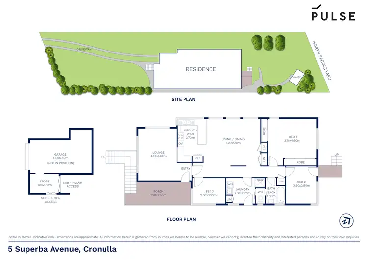 Floorplan of Homely house listing, 5 Superba Avenue, Cronulla NSW 2230