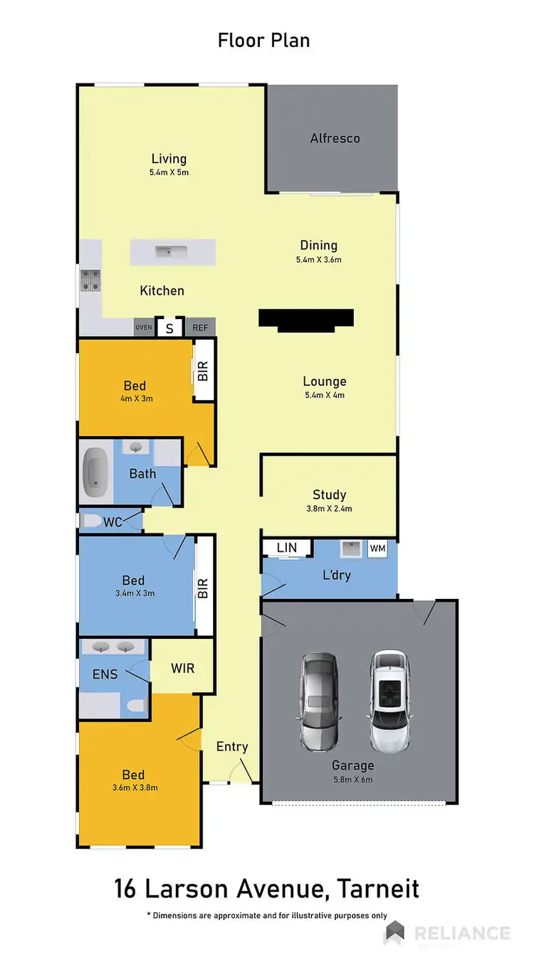 Floorplan of Homely house listing, 16 Larson Avenue, Tarneit VIC 3029