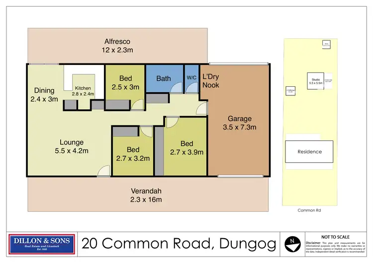 Floorplan of Homely house listing, 20 Common Road, Dungog NSW 2420