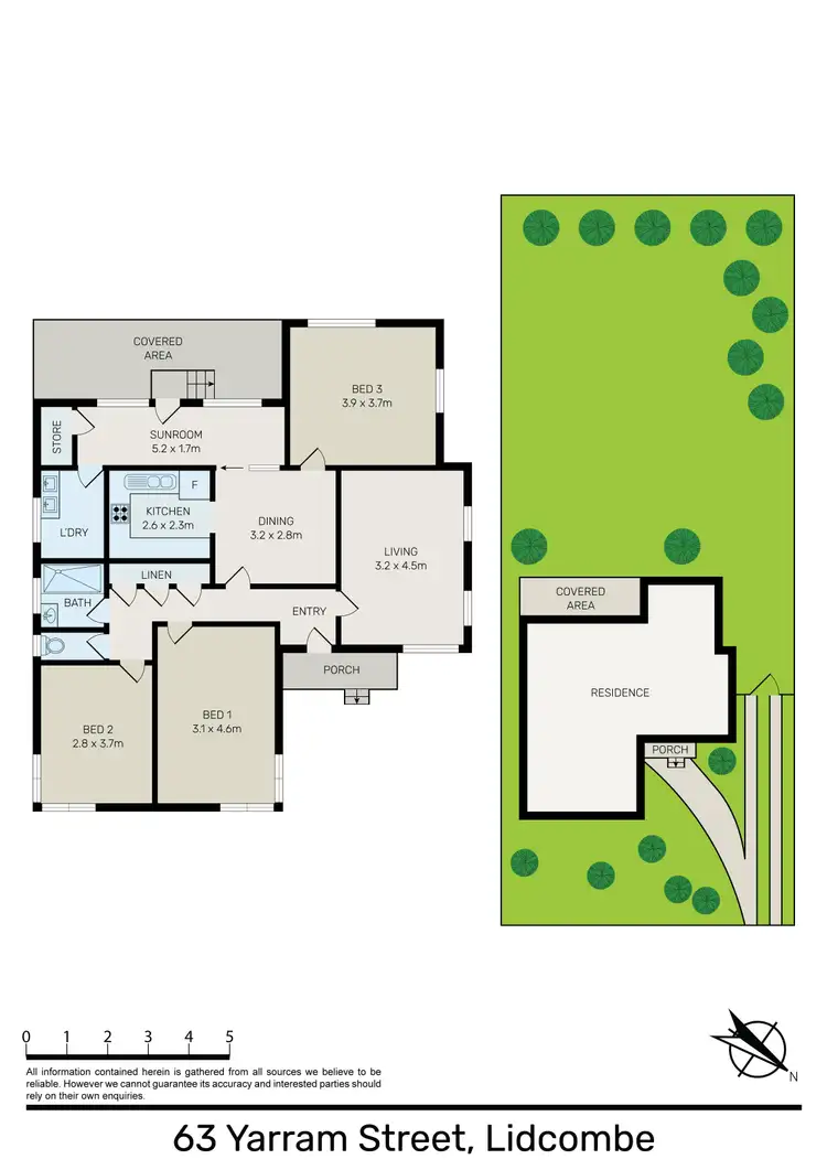 Floorplan of Homely house listing, 63 Yarram Street, Lidcombe NSW 2141