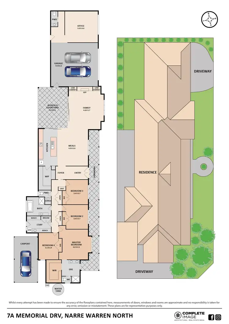 Floorplan of Homely house listing, 7a Memorial Drive, Narre Warren North VIC 3804