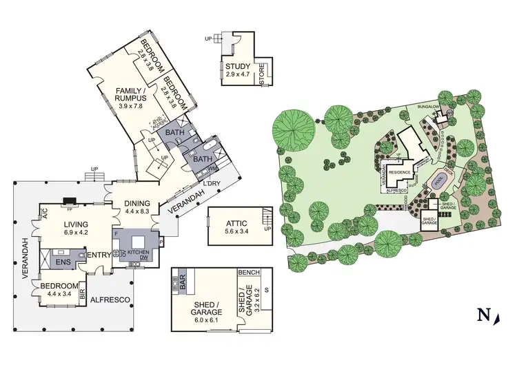 Floorplan of Homely house listing, 139 Airlie Road, Healesville VIC 3777