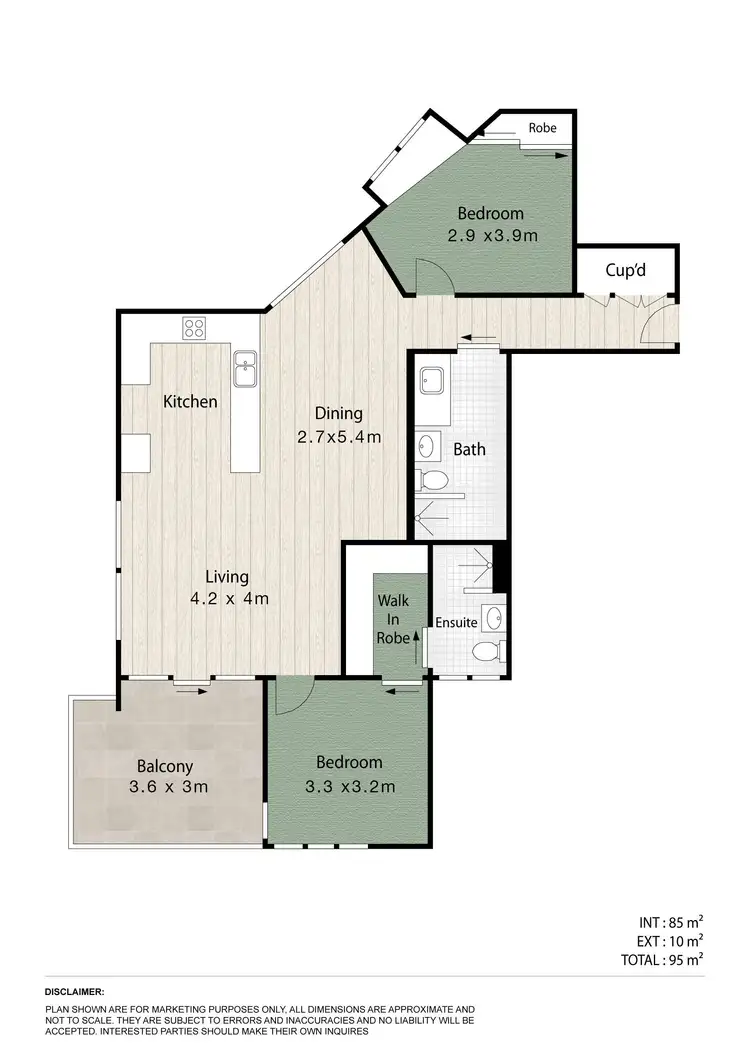 Floorplan of Homely apartment listing, 601/16 Aspinall Street, Nundah QLD 4012