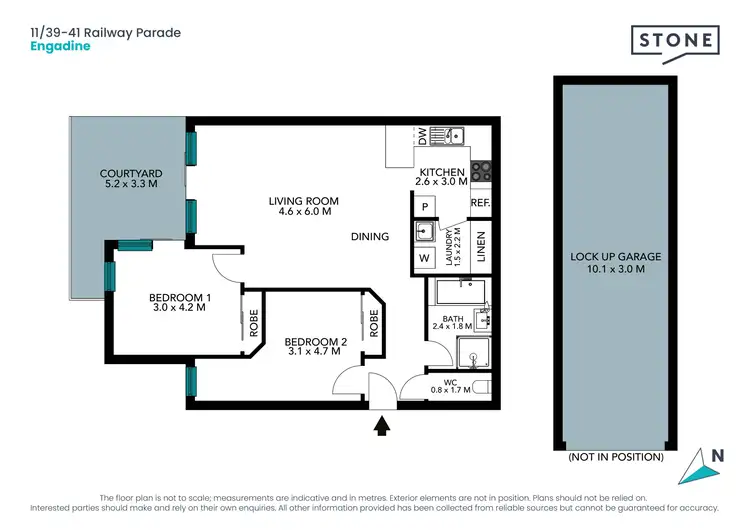 Floorplan of Homely apartment listing, 11/39-41 Railway Parade, Engadine NSW 2233