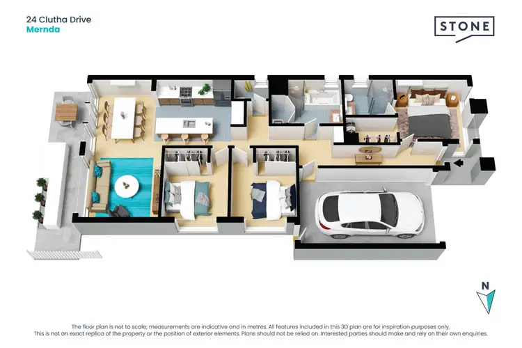Floorplan of Homely house listing, 24 Clutha Drive, Mernda VIC 3754