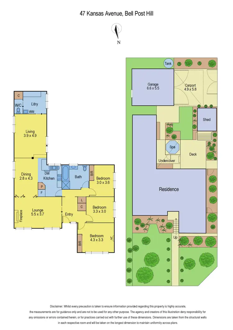 Floorplan of Homely house listing, 47 Kansas Avenue, Bell Post Hill VIC 3215