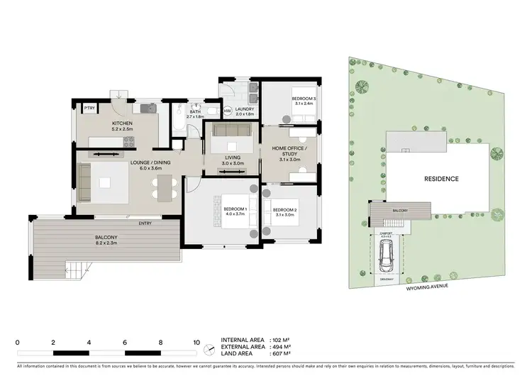 Floorplan of Homely house listing, 8 Wyoming Avenue, Valley Heights NSW 2777