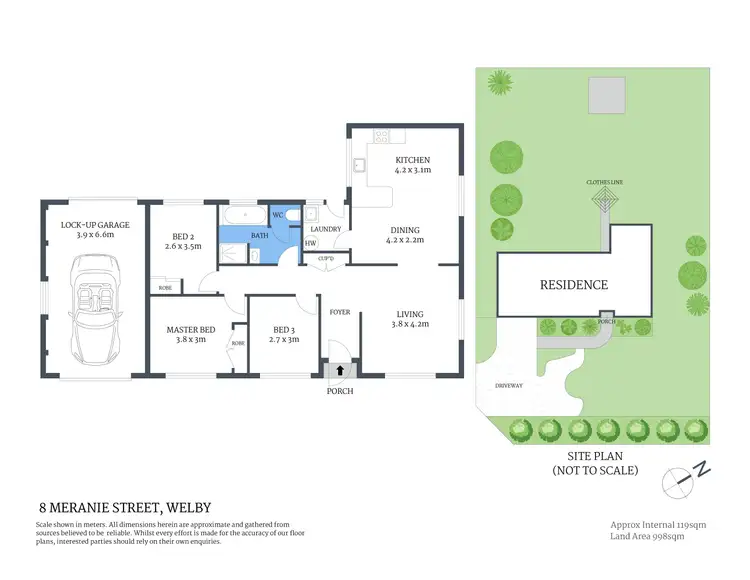 Floorplan of Homely house listing, 8 Meranie Street, Welby NSW 2575