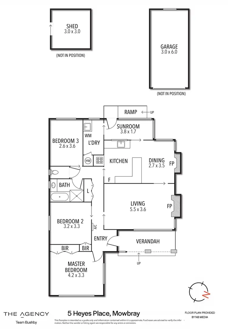 Floorplan of Homely house listing, 5 Heyes Place, Mowbray TAS 7248