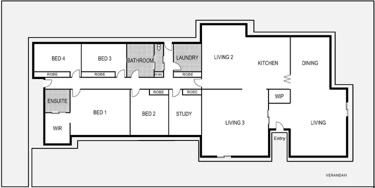 Floorplan of Homely house listing, 21 Grant Drive, Dooen VIC 3401