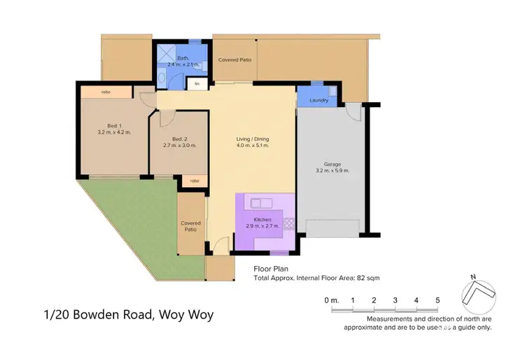 Floorplan of Homely villa listing, 1/20 Bowden Road, Woy Woy NSW 2256