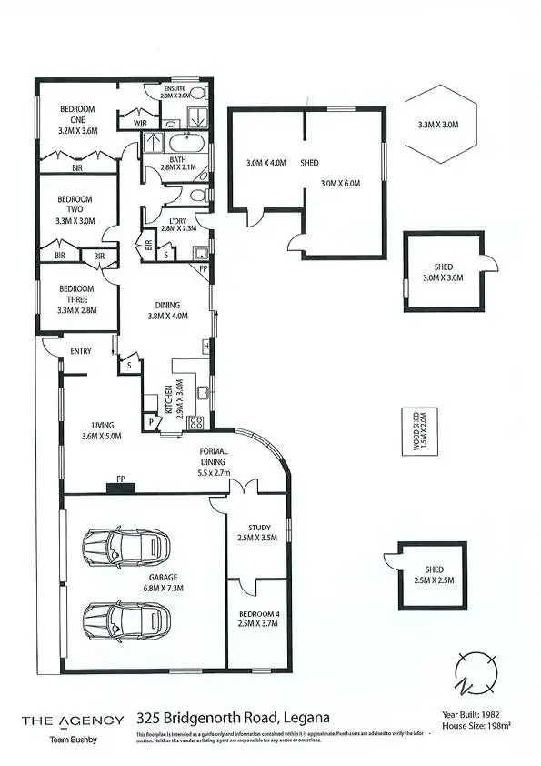 Floorplan of Homely rural property listing, 325 Bridgenorth Road, Legana TAS 7277