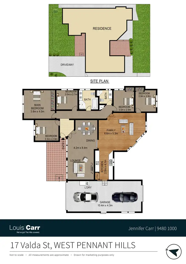 Floorplan of Homely house listing, 17 Valda Street, West Pennant Hills NSW 2125