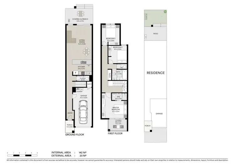 Floorplan of Homely semi-detached listing, 21/5 Border Drive North, Currumbin Waters QLD 4223