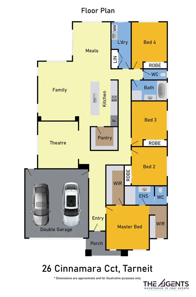 Floorplan of Homely house listing, 26 Cinnamara Circuit, Tarneit VIC 3029