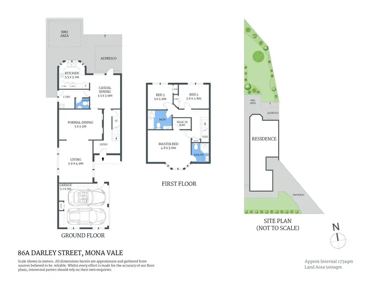 Floorplan of Homely semi-detached listing, 86A Darley Street, Mona Vale NSW 2103