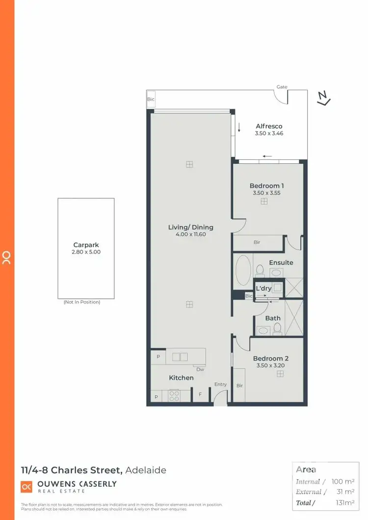 Floorplan of Homely apartment listing, 11/4-8 Charles Street, Adelaide SA 5000