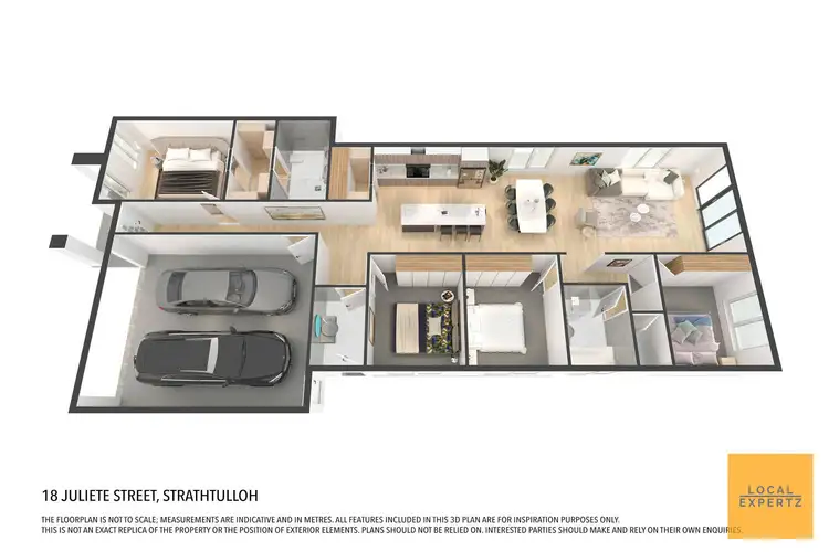 Floorplan of Homely house listing, 18 Juliete Street, Strathtulloh VIC 3338