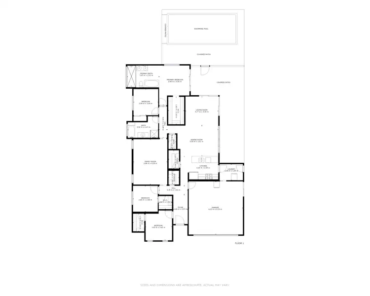 Floorplan of Homely house listing, 17 Whipbird Drive, Smithfield QLD 4878