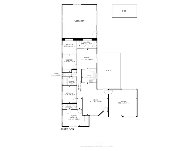 Floorplan of Homely house listing, 52 Canecutter Road, Edmonton QLD 4869