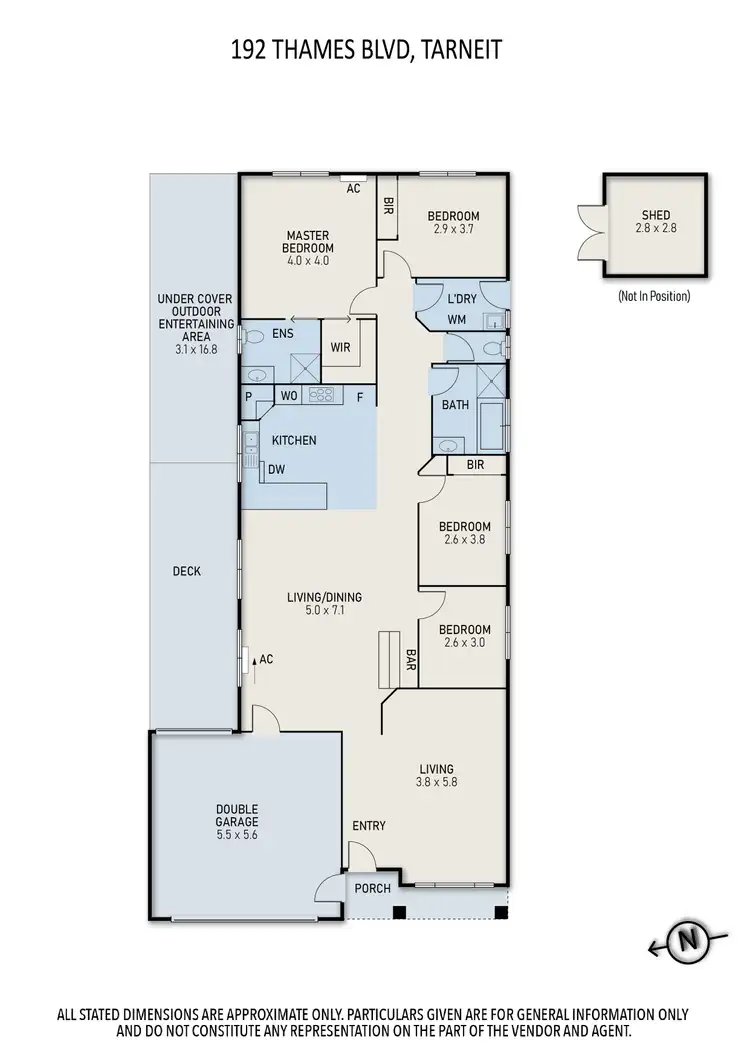 Floorplan of Homely house listing, 192 Thames Boulevard, Tarneit VIC 3029