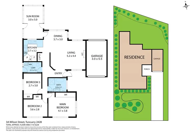 Floorplan of Homely house listing, 3a Wilson Street, Tuncurry NSW 2428