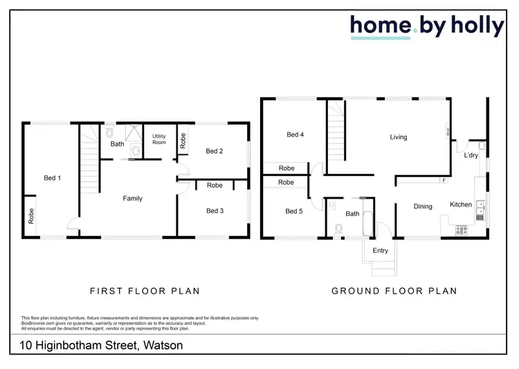 Floorplan of Homely house listing, 10 Higinbotham Street, Watson ACT 2602