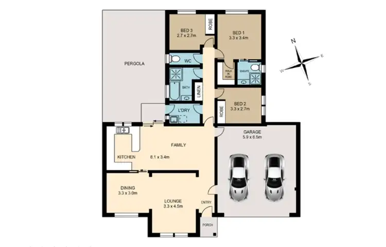 Floorplan of Homely house listing, 78 Buckingham Street, Amaroo ACT 2914
