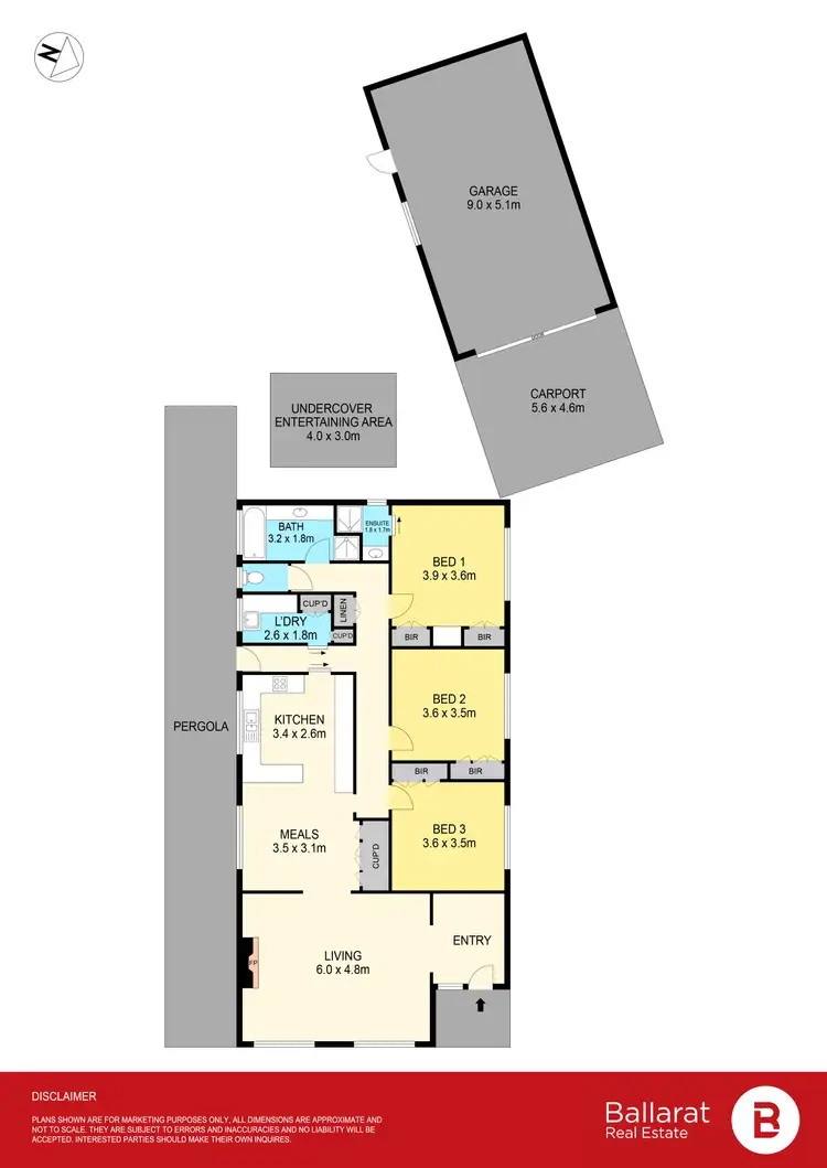 Floorplan of Homely house listing, 250 Lal Lal Street, Canadian VIC 3350