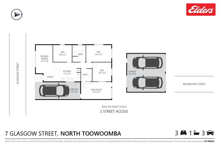 Floorplan of Homely house listing, 7 Glasgow Street, North Toowoomba QLD 4350