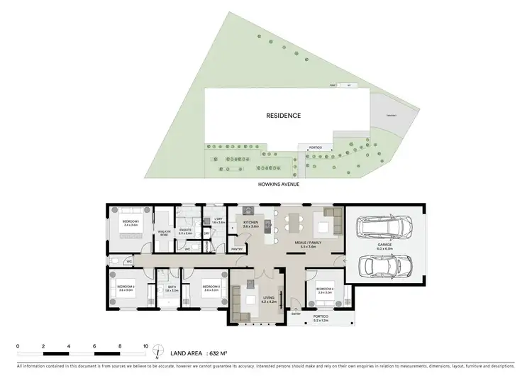 Floorplan of Homely house listing, 6 Howkins Avenue, Winter Valley VIC 3358