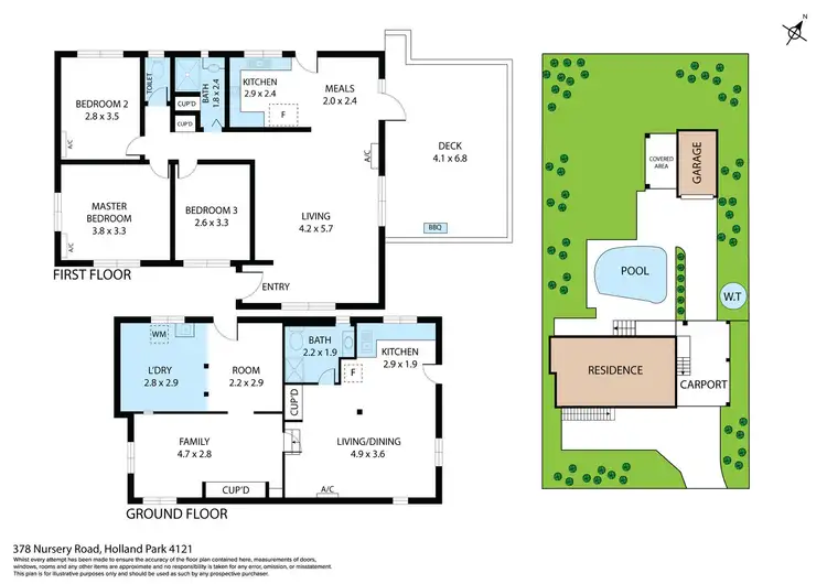 Floorplan of Homely house listing, 378 Nursery Road, Holland Park QLD 4121