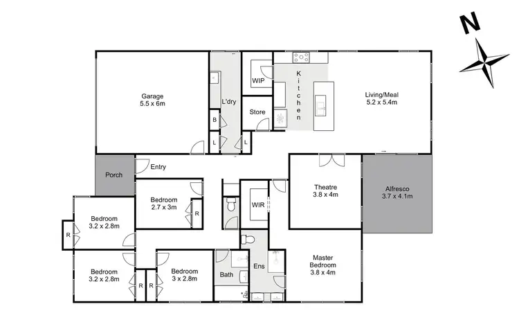 Floorplan of Homely house listing, 5 Meridie Way, Darley VIC 3340