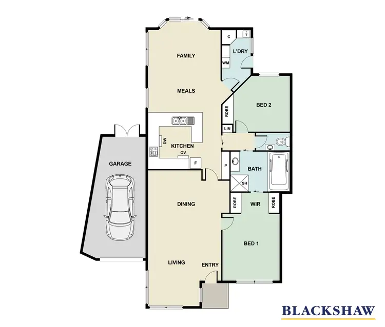 Floorplan of Homely house listing, 76 Florence Taylor Street, Greenway ACT 2900